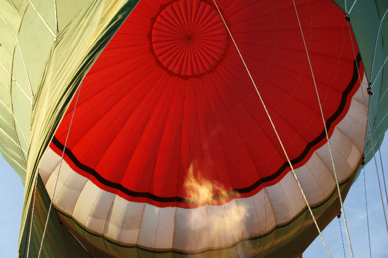 vol en montgolfière