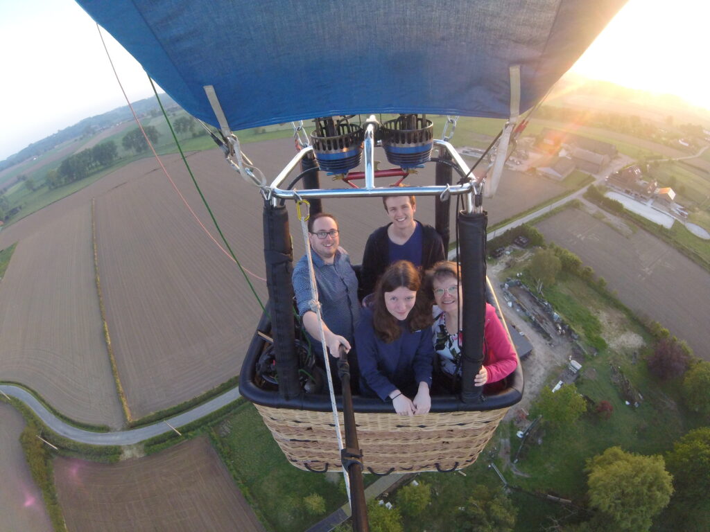 Privé ballonvaart private balloon flight