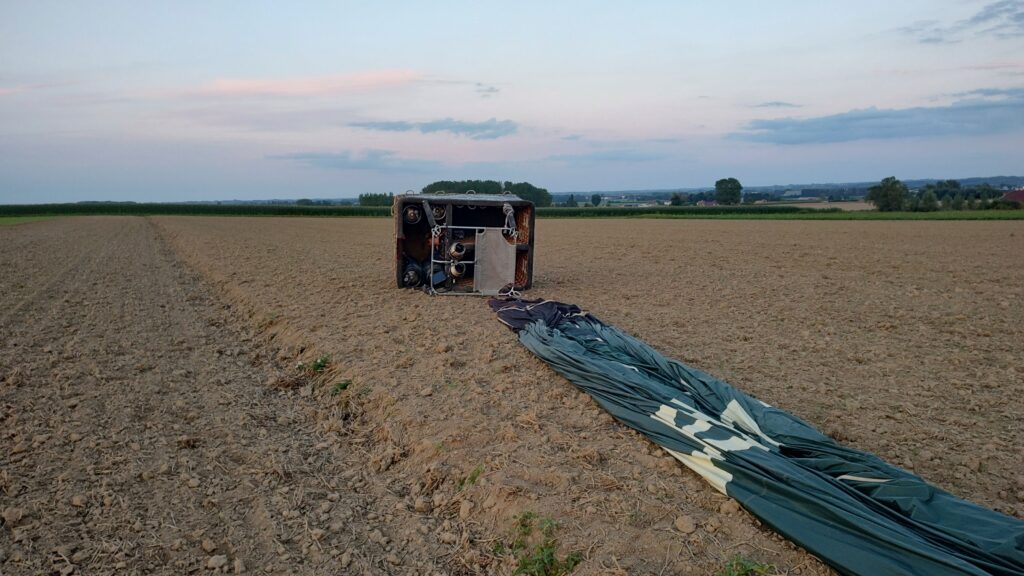 lucht ballon geland